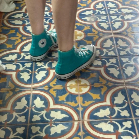 Converse high top sneakers, turquoise - Picture 5 of 10